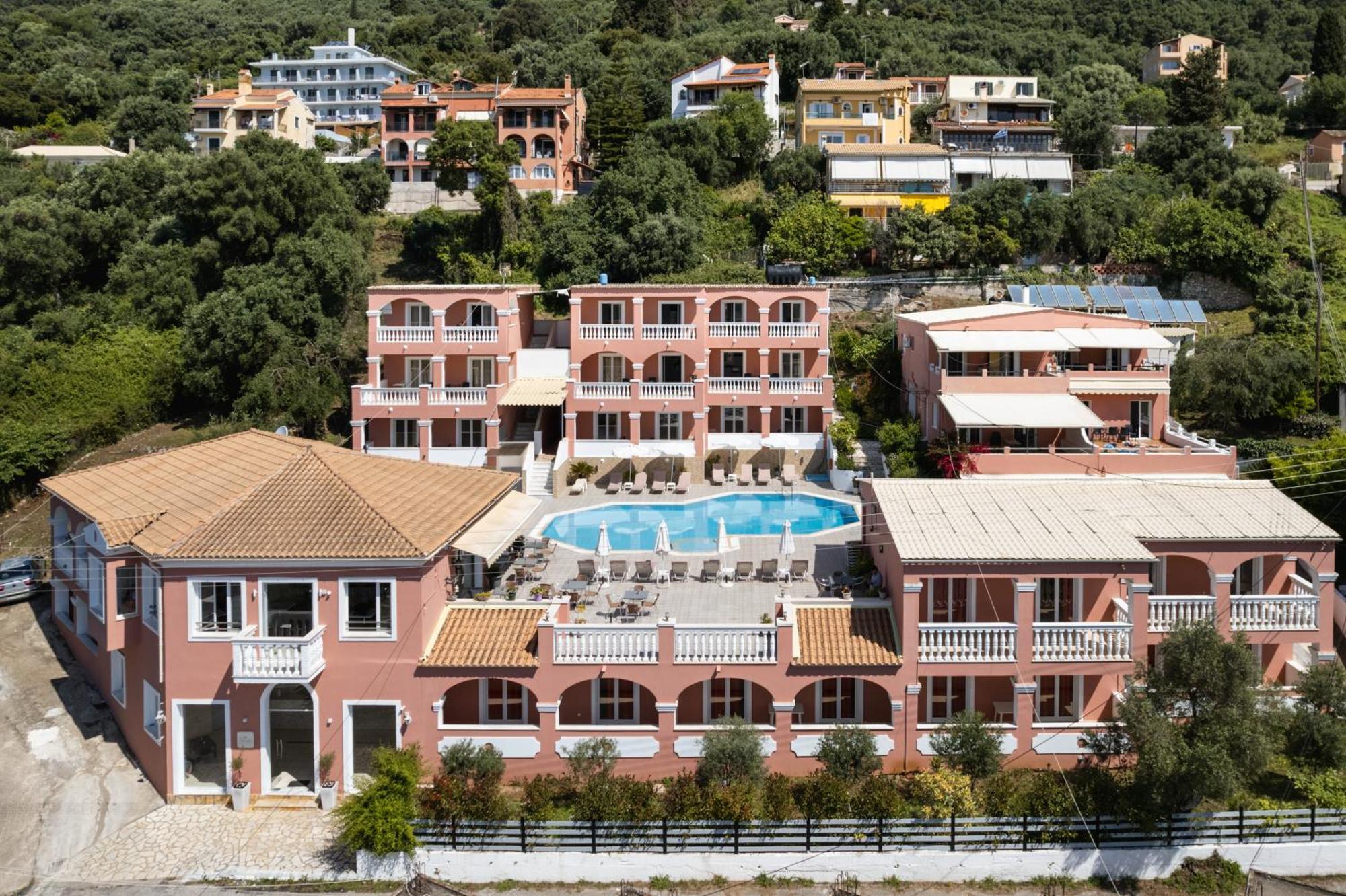 Paradiso Hotel Sea View And Pool Suites Ipsos Corfu Exterior foto